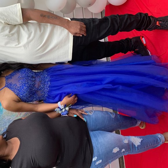 royal blue prom dress - Picture 4 of 4